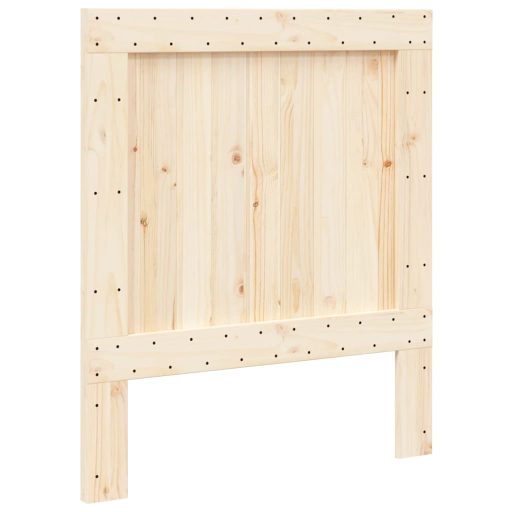 vidaXL Wezgłowie łóżka, 90x104 cm, lite drewno sosnowe