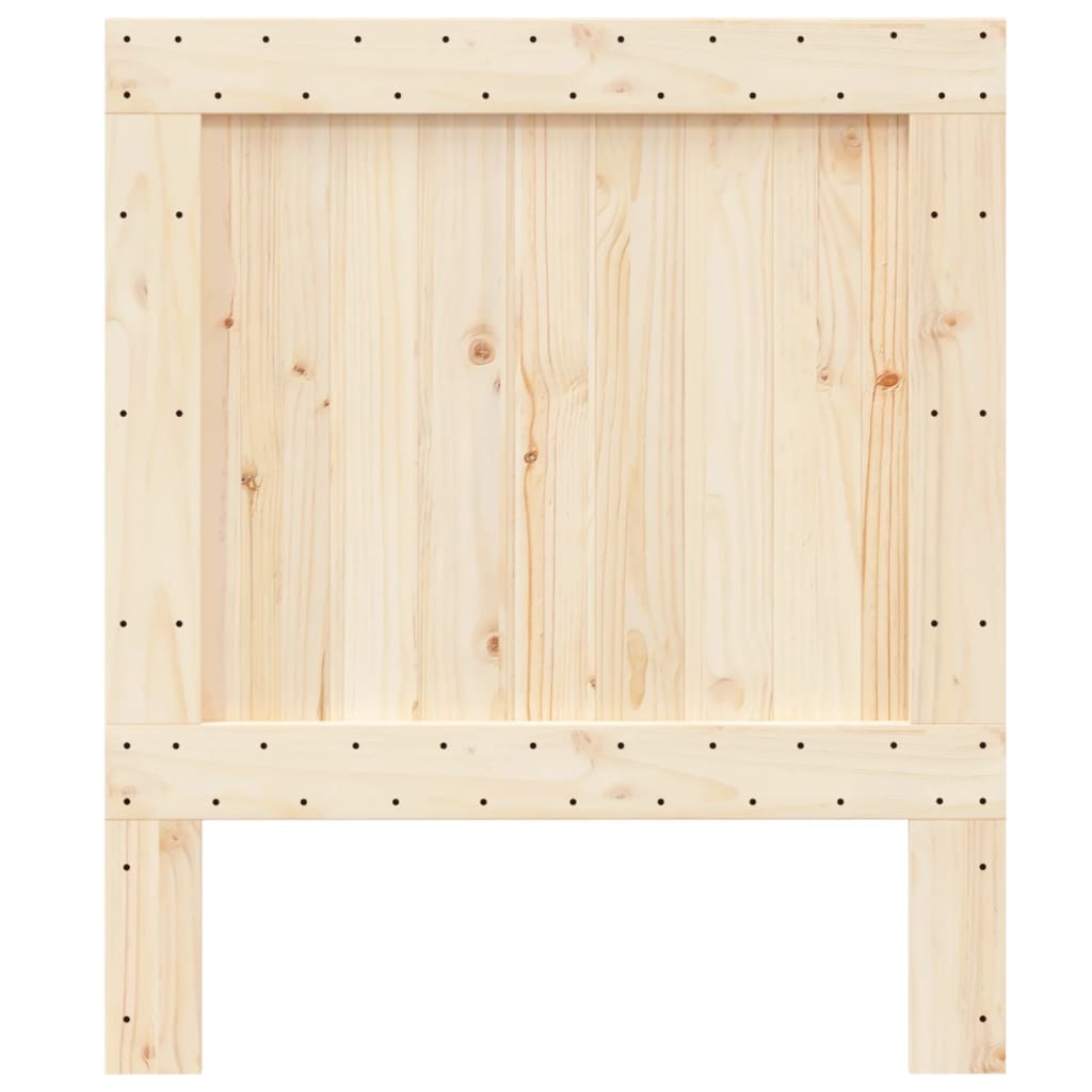 vidaXL Wezgłowie łóżka, 90x104 cm, lite drewno sosnowe