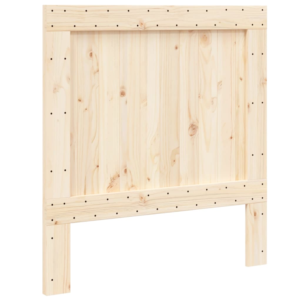 vidaXL Wezgłowie łóżka, 100x104 cm, lite drewno sosnowe