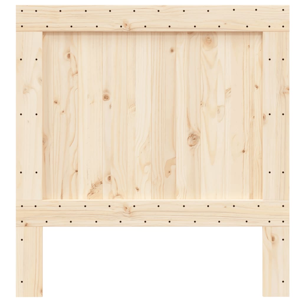 vidaXL Wezgłowie łóżka, 100x104 cm, lite drewno sosnowe