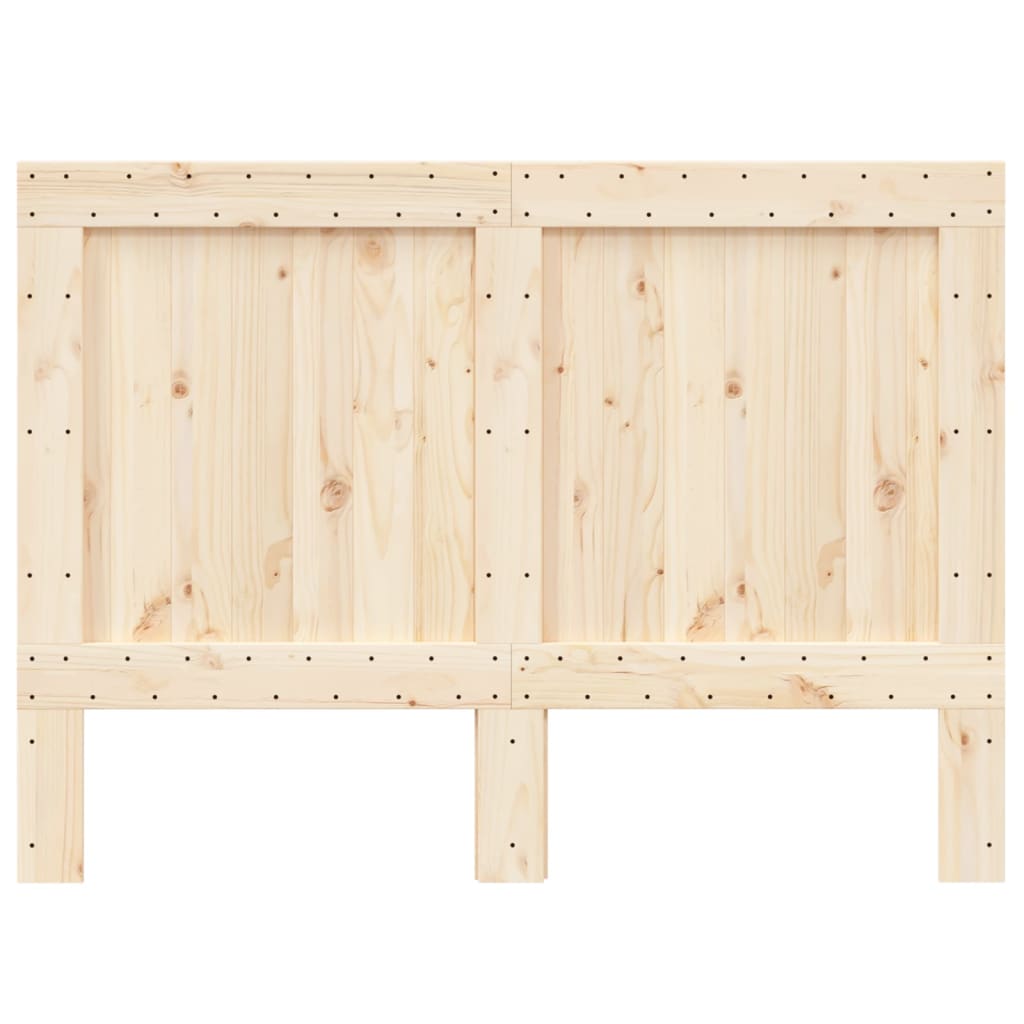 vidaXL Wezgłowie łóżka, 140x104 cm, lite drewno sosnowe