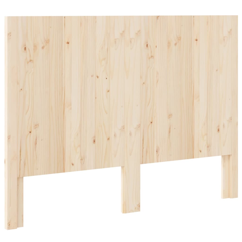 vidaXL Wezgłowie łóżka, 140x104 cm, lite drewno sosnowe
