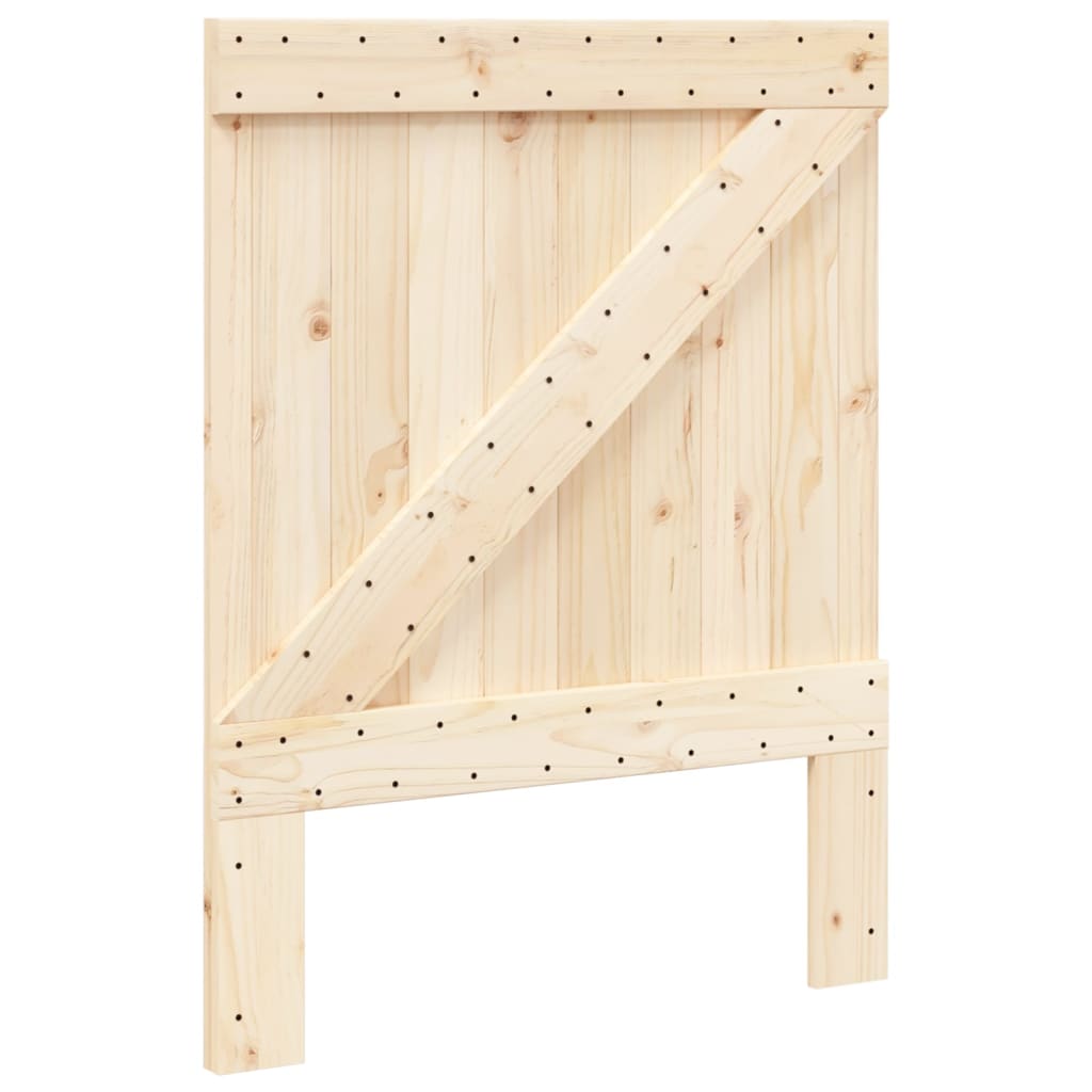 vidaXL Wezgłowie łóżka, 80x104 cm, lite drewno sosnowe
