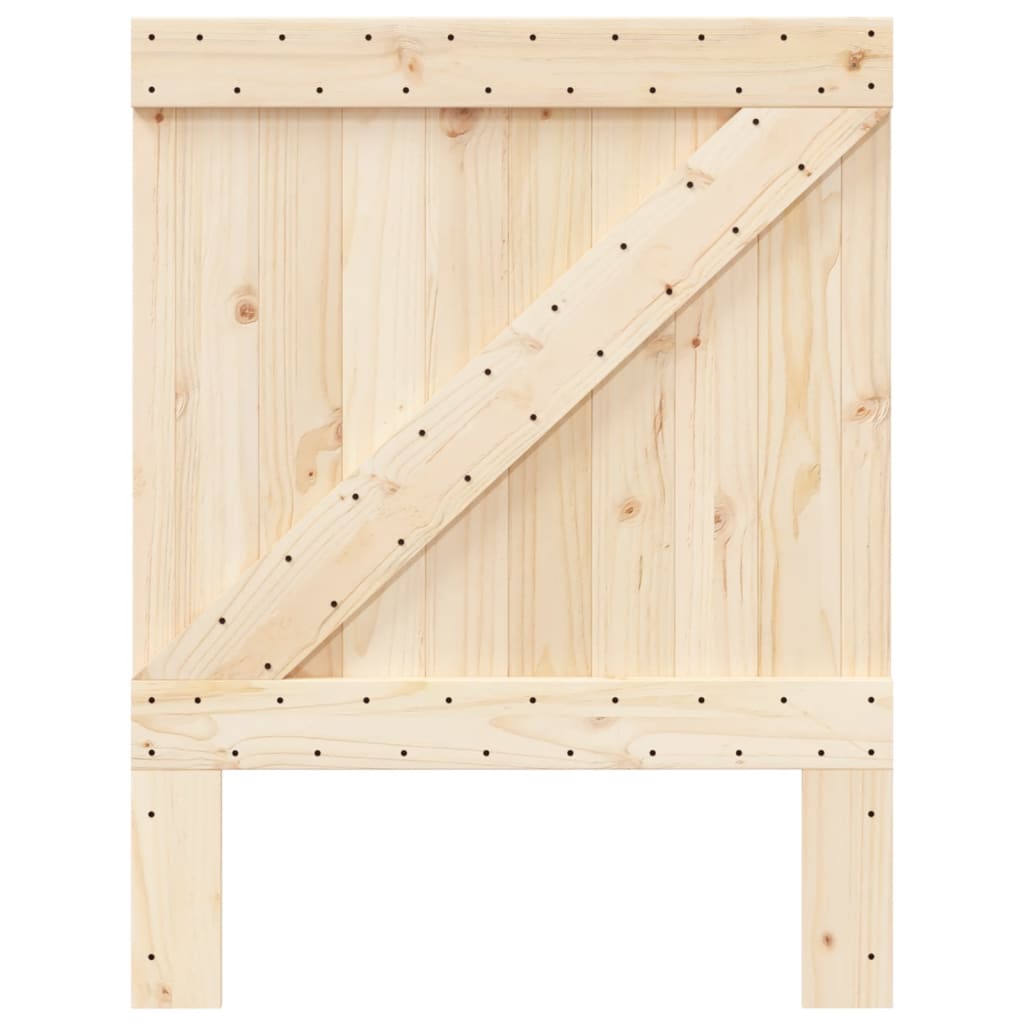 vidaXL Wezgłowie łóżka, 80x104 cm, lite drewno sosnowe