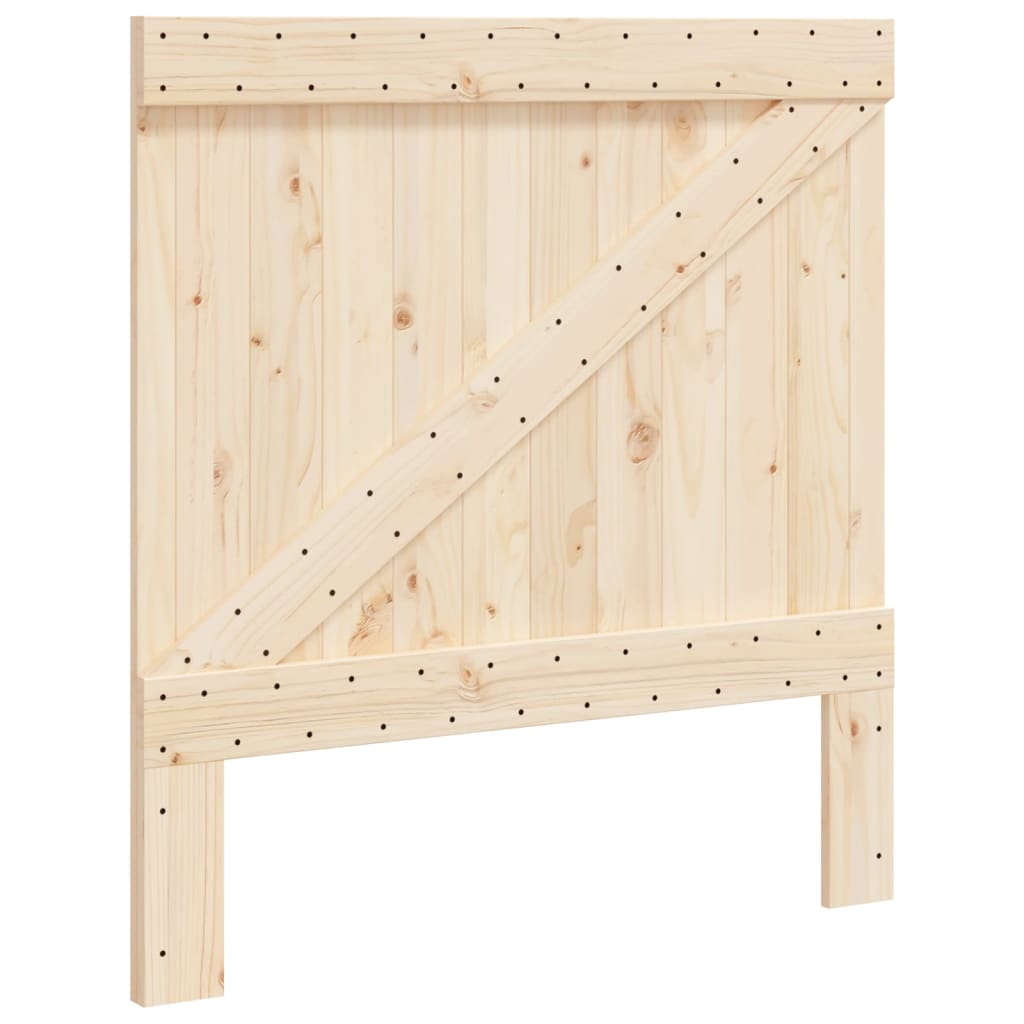 vidaXL Wezgłowie łóżka, 100x104 cm, lite drewno sosnowe