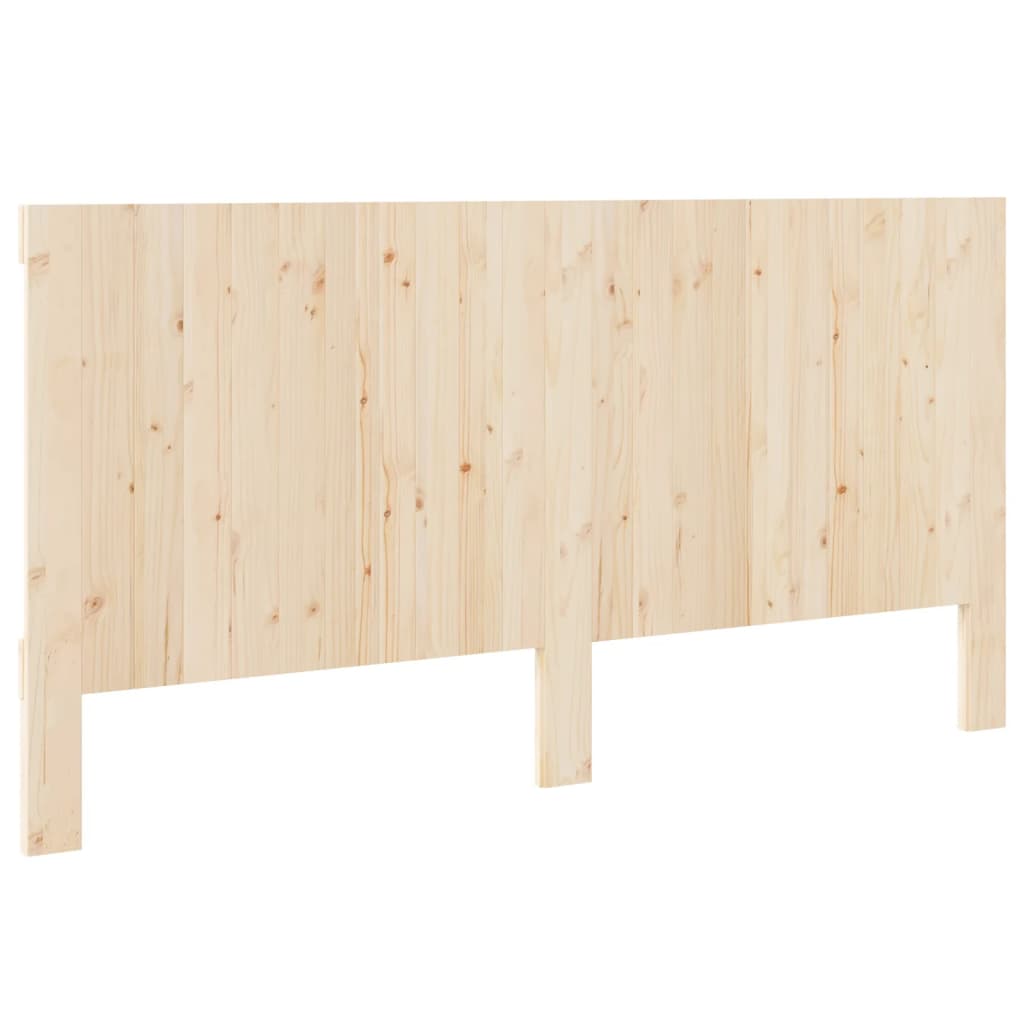 vidaXL Wezgłowie łóżka, 200x104 cm, lite drewno sosnowe