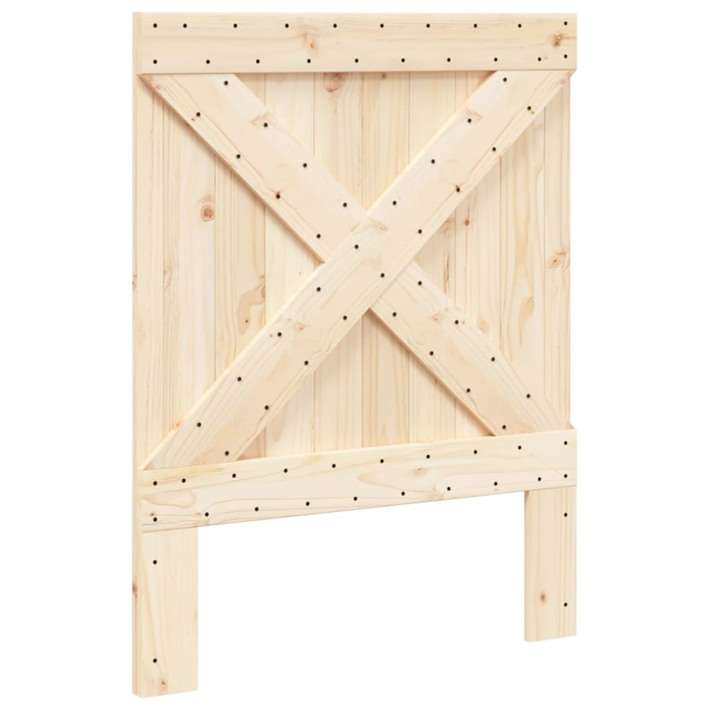vidaXL Wezgłowie łóżka, 80x104 cm, lite drewno sosnowe