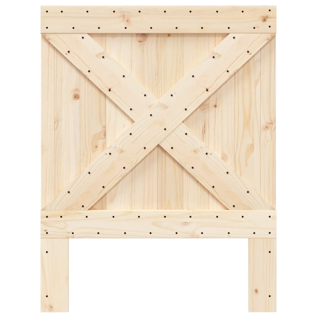 vidaXL Wezgłowie łóżka, 80x104 cm, lite drewno sosnowe
