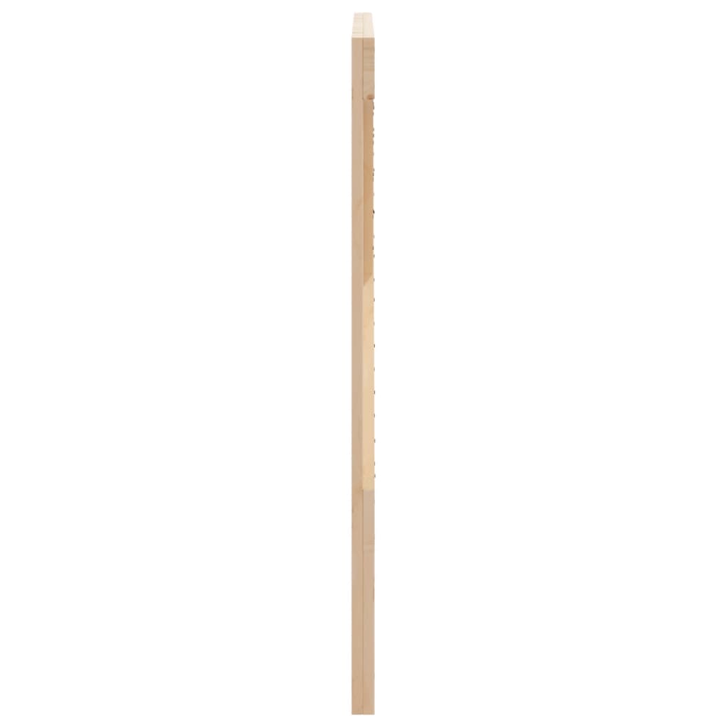 vidaXL Wezgłowie łóżka, 140x104 cm, lite drewno sosnowe