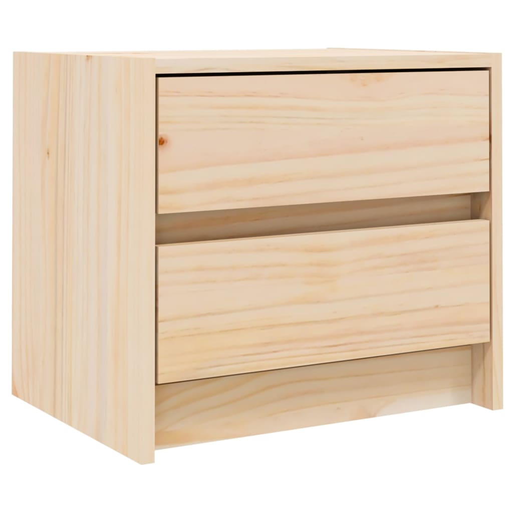 vidaXL Szafka nocna, 40x31x35,5 cm, lite drewno sosnowe