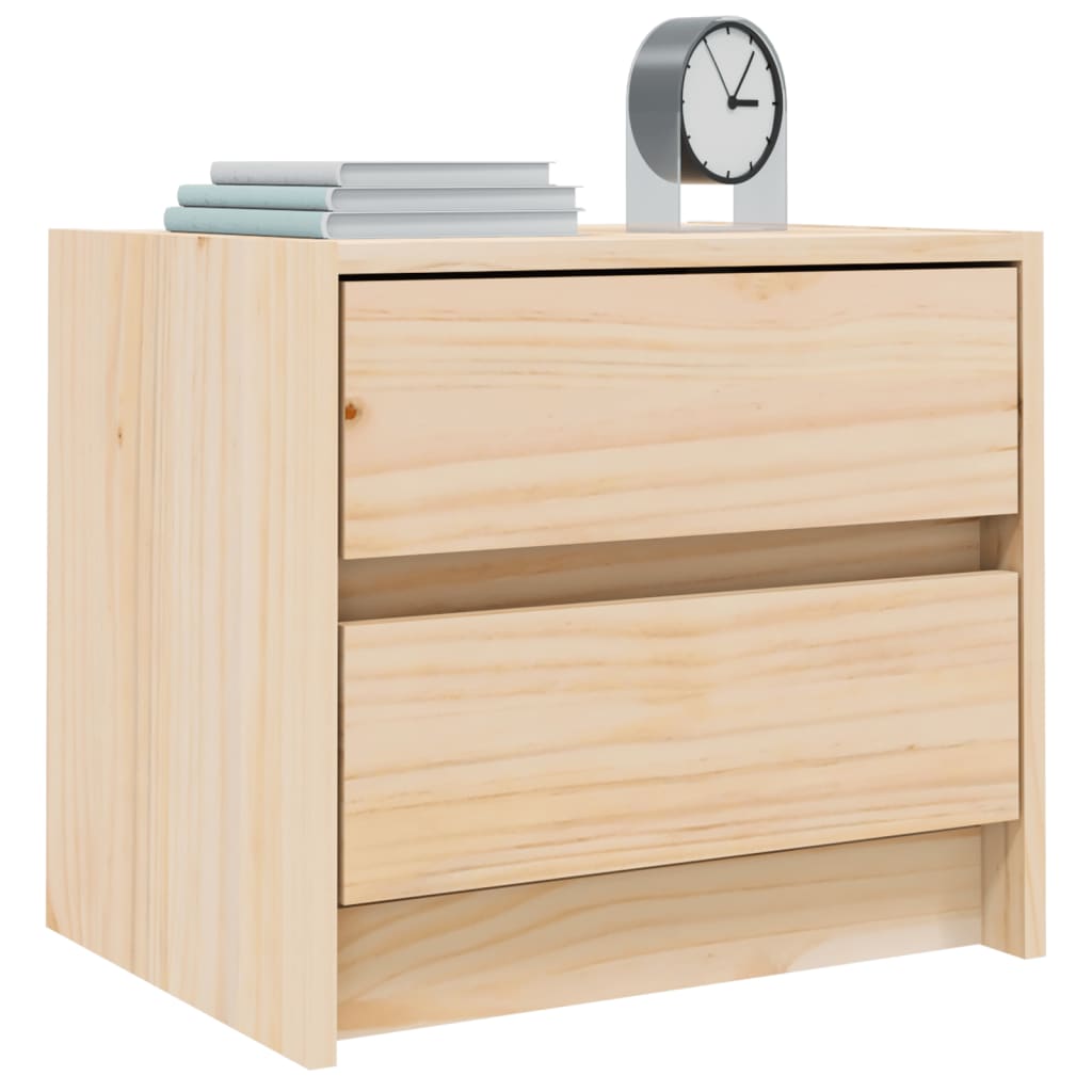 vidaXL Szafka nocna, 40x31x35,5 cm, lite drewno sosnowe