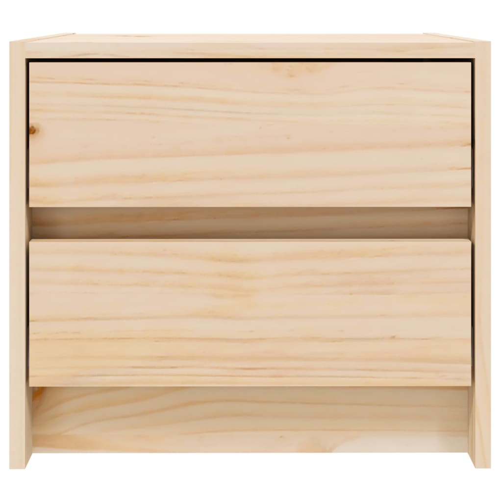 vidaXL Szafka nocna, 40x31x35,5 cm, lite drewno sosnowe