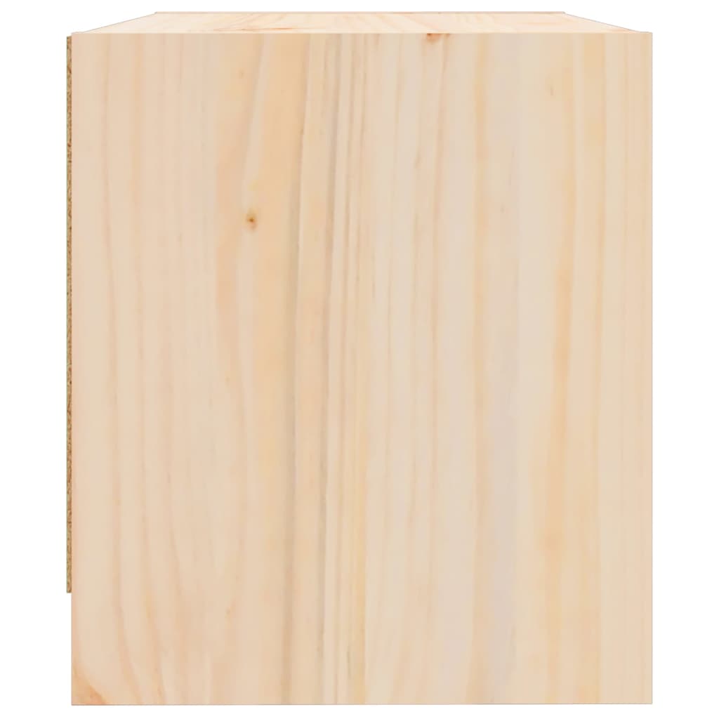 vidaXL Szafka nocna, 40x31x35,5 cm, lite drewno sosnowe