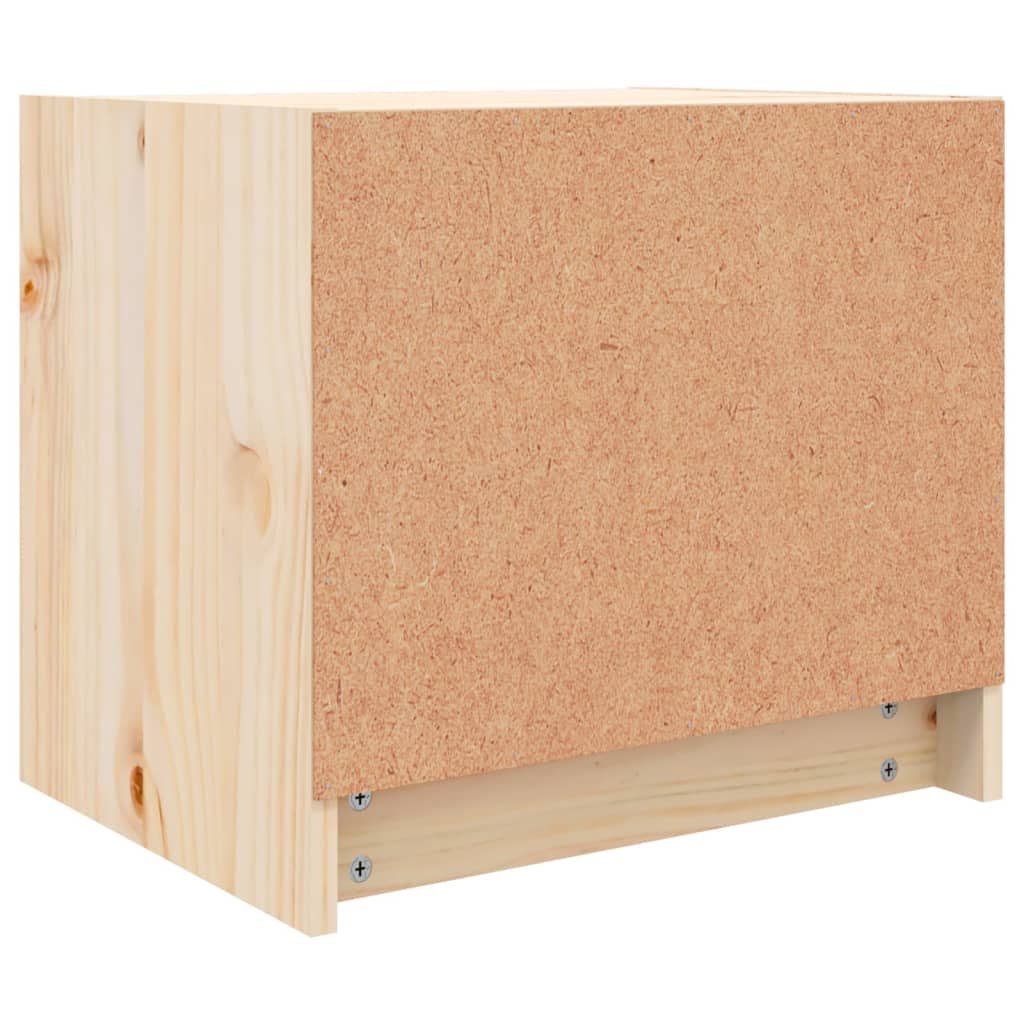 vidaXL Szafka nocna, 40x31x35,5 cm, lite drewno sosnowe