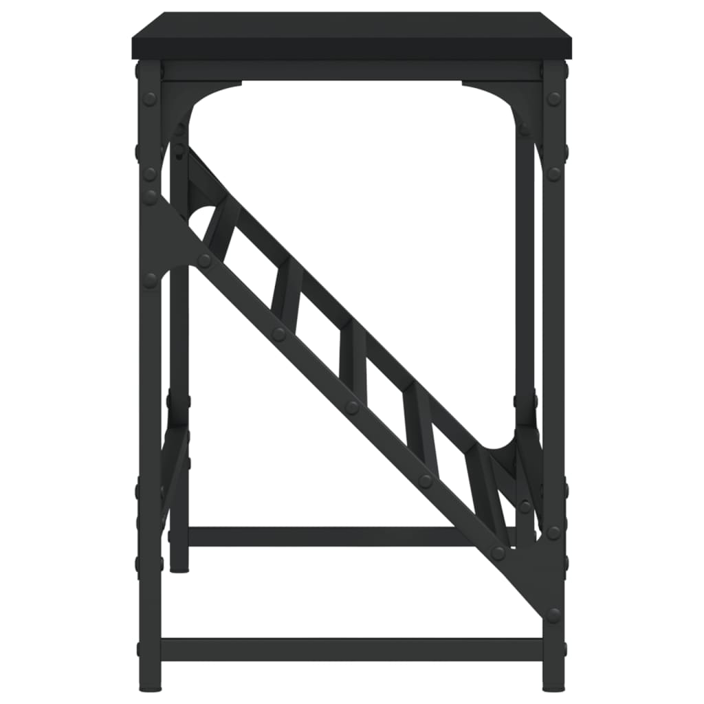 vidaXL Stojak na buty, czarny, 90x30x45 cm, materiał drewnopochodny