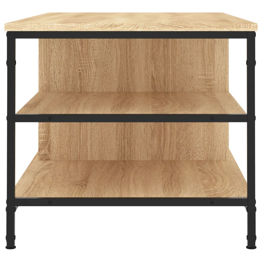 vidaXL Stolik kawowy, dąb sonoma 100x50x45 cm, materiał drewnopochodny
