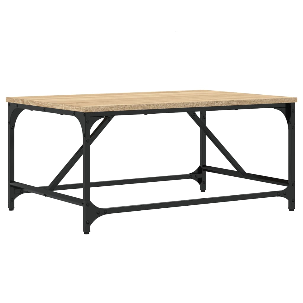 vidaXL Stolik kawowy, dąb sonoma 75x50x35 cm, materiał drewnopochodny