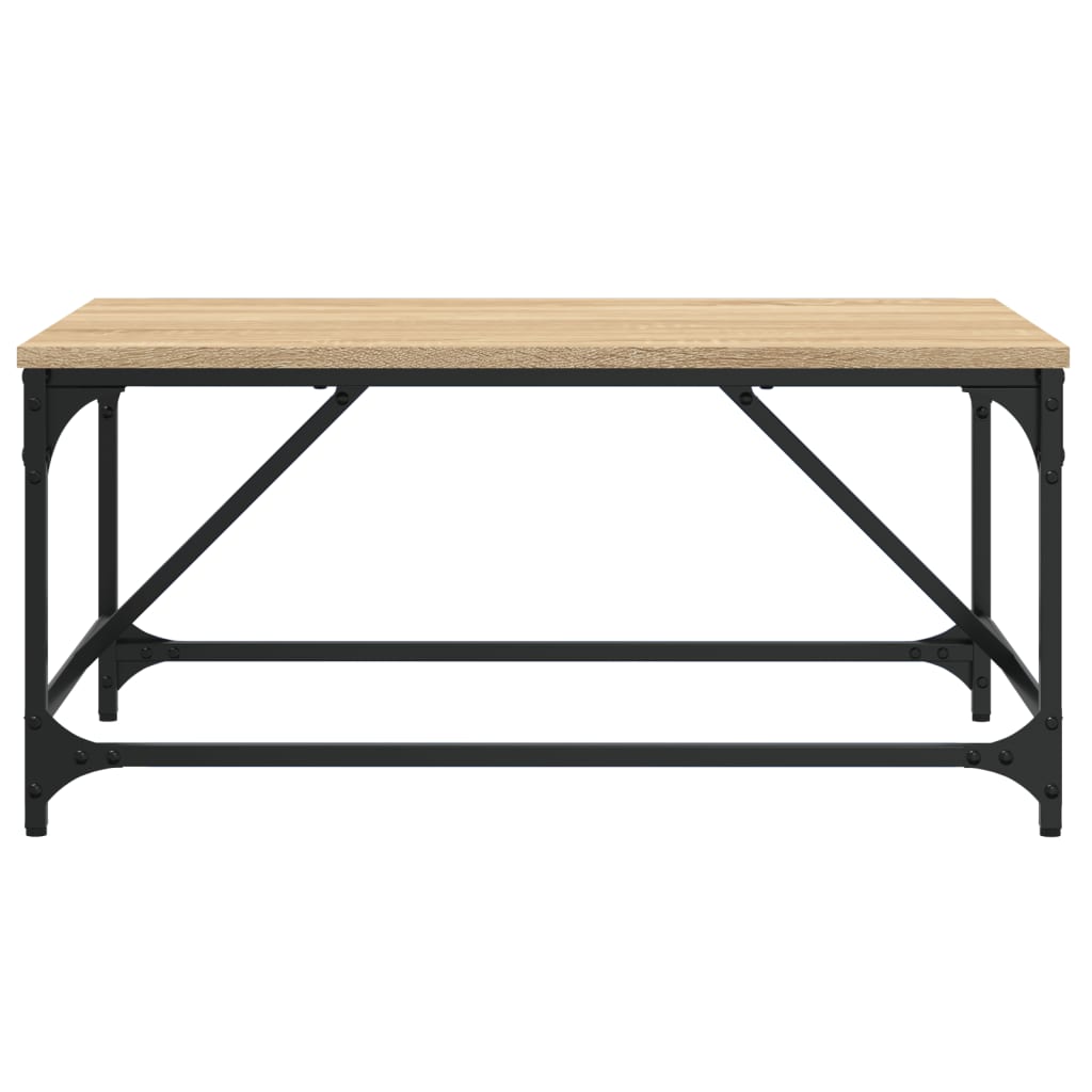 vidaXL Stolik kawowy, dąb sonoma 75x50x35 cm, materiał drewnopochodny