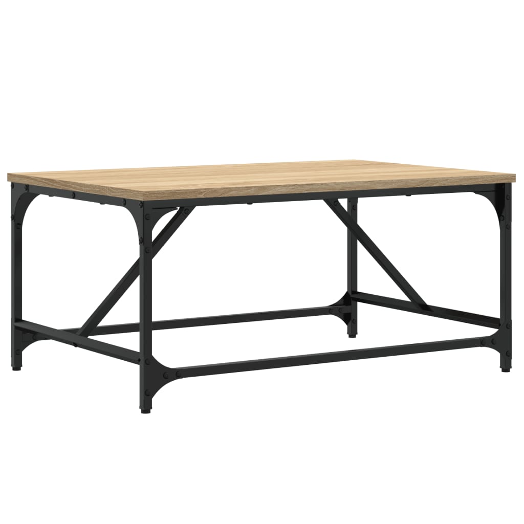 vidaXL Stolik kawowy, dąb sonoma 75x50x35 cm, materiał drewnopochodny