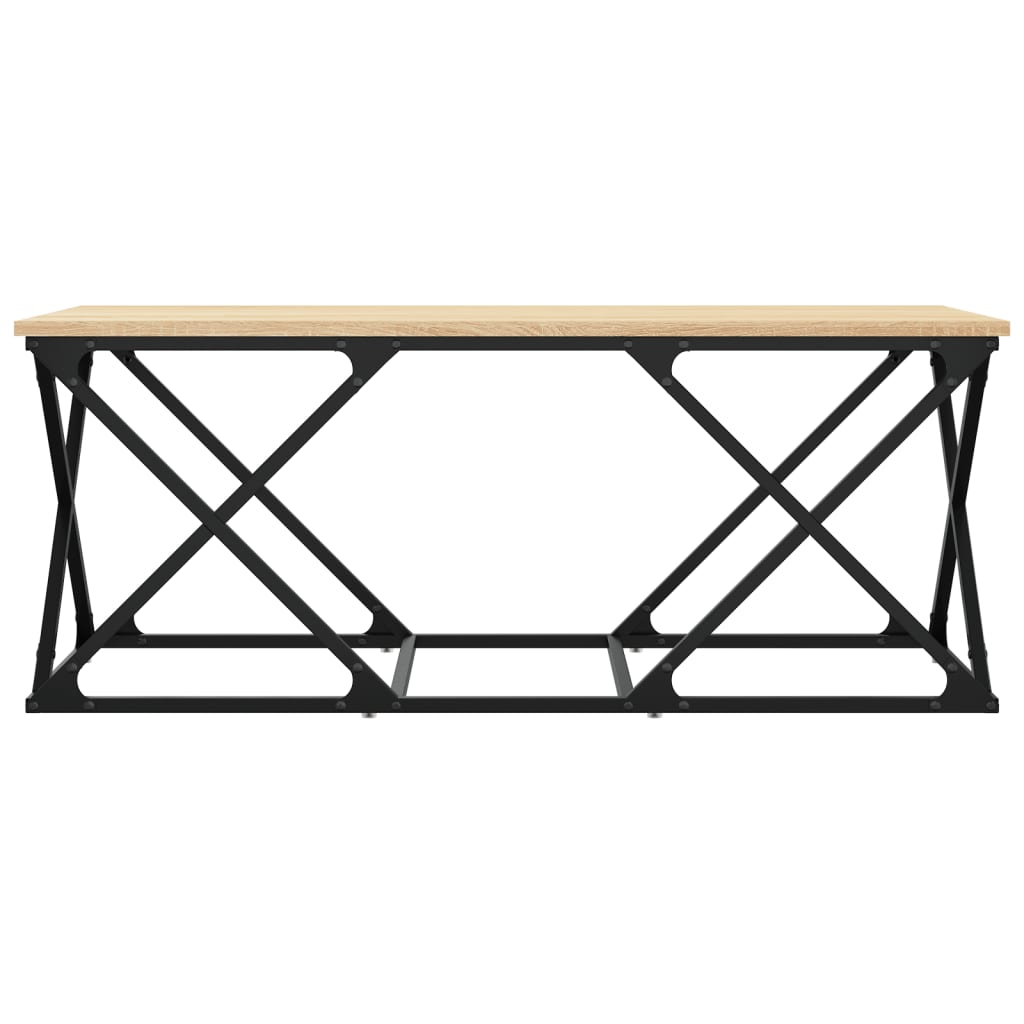 vidaXL Stolik kawowy, dąb sonoma, 100x49x40cm, materiał drewnopochodny