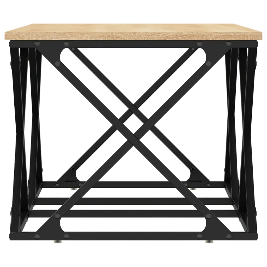 vidaXL Stolik kawowy, dąb sonoma, 100x49x40cm, materiał drewnopochodny