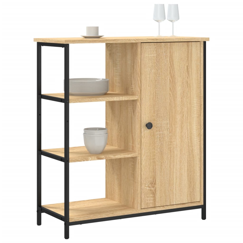 vidaXL Komoda Sonoma Oak 70x30x80 cm Drewno konstrukcyjne