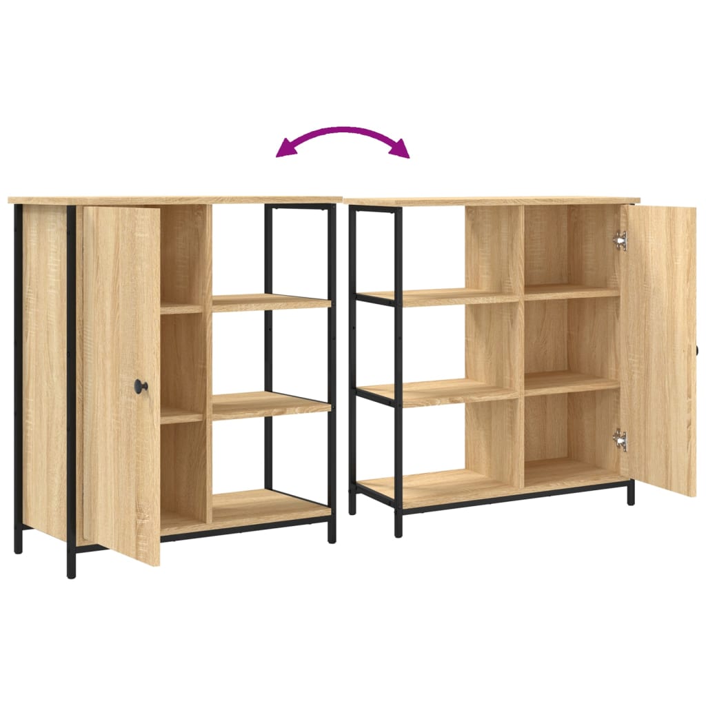 vidaXL Komoda Sonoma Oak 70x30x80 cm Drewno konstrukcyjne