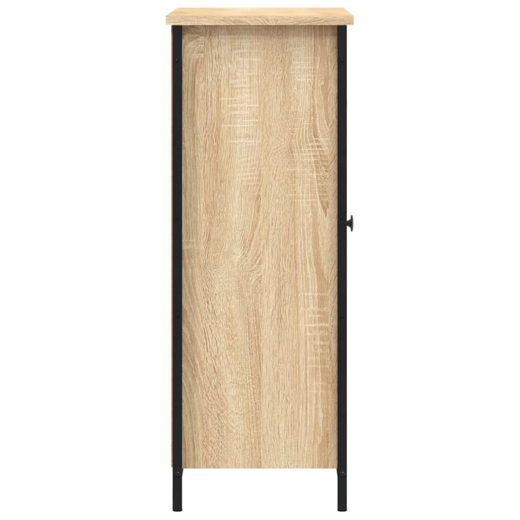 vidaXL Szafka, dąb sonoma, 70x30x80 cm, materiał drewnopochodny
