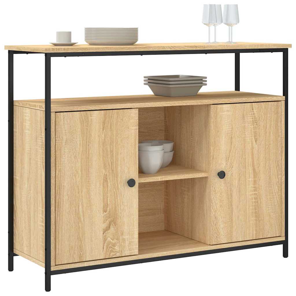 vidaXL Komoda Sonoma Oak 100x35x80 cm Drewno konstrukcyjne