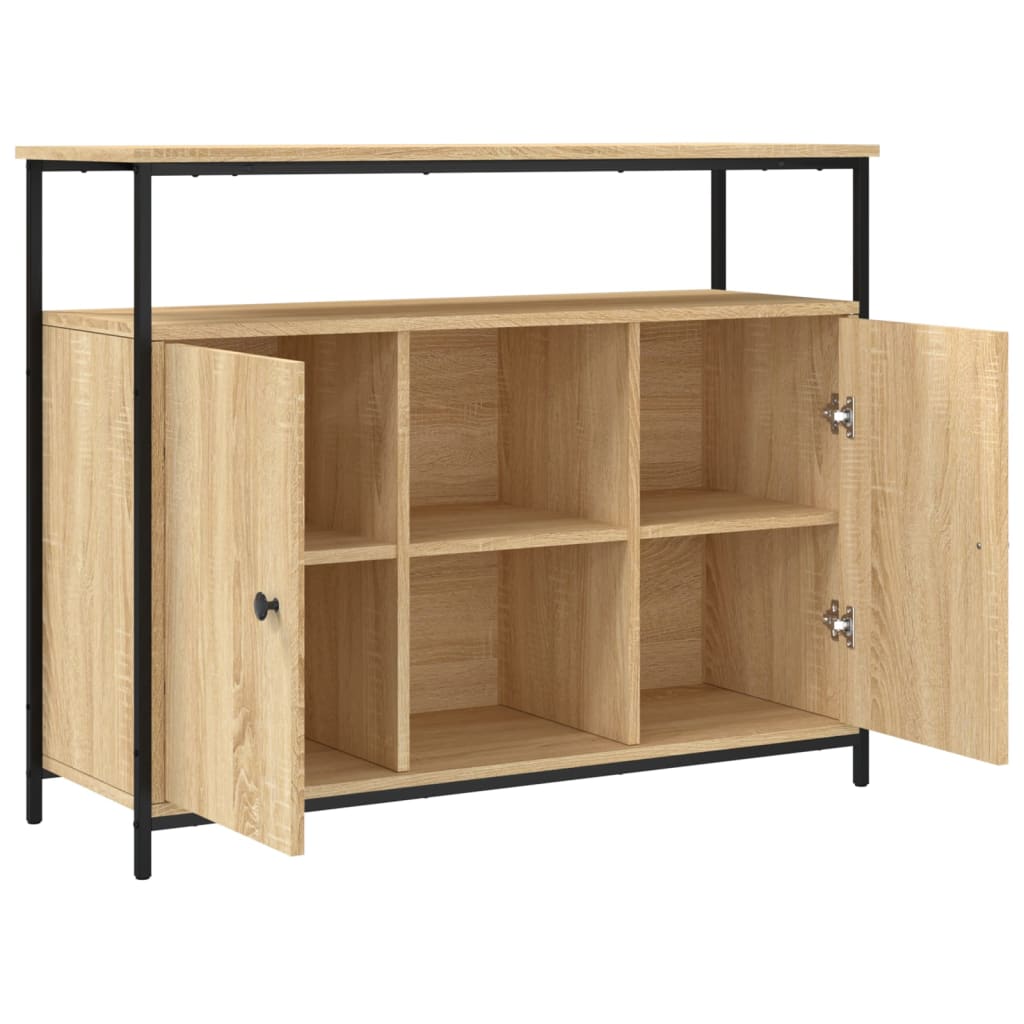 vidaXL Komoda Sonoma Oak 100x35x80 cm Drewno konstrukcyjne