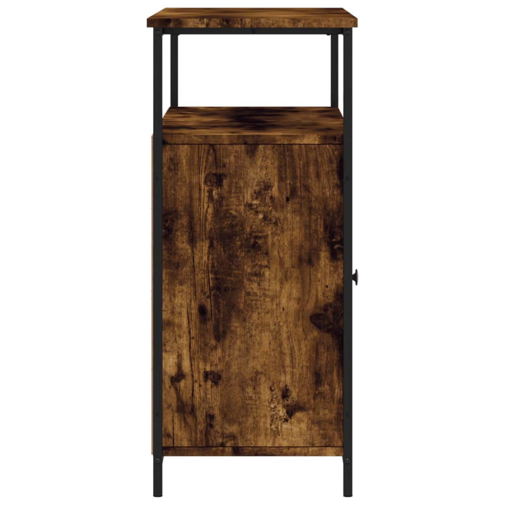 vidaXL Szafka, przydymiony dąb, 100x35x80 cm, materiał drewnopochodny