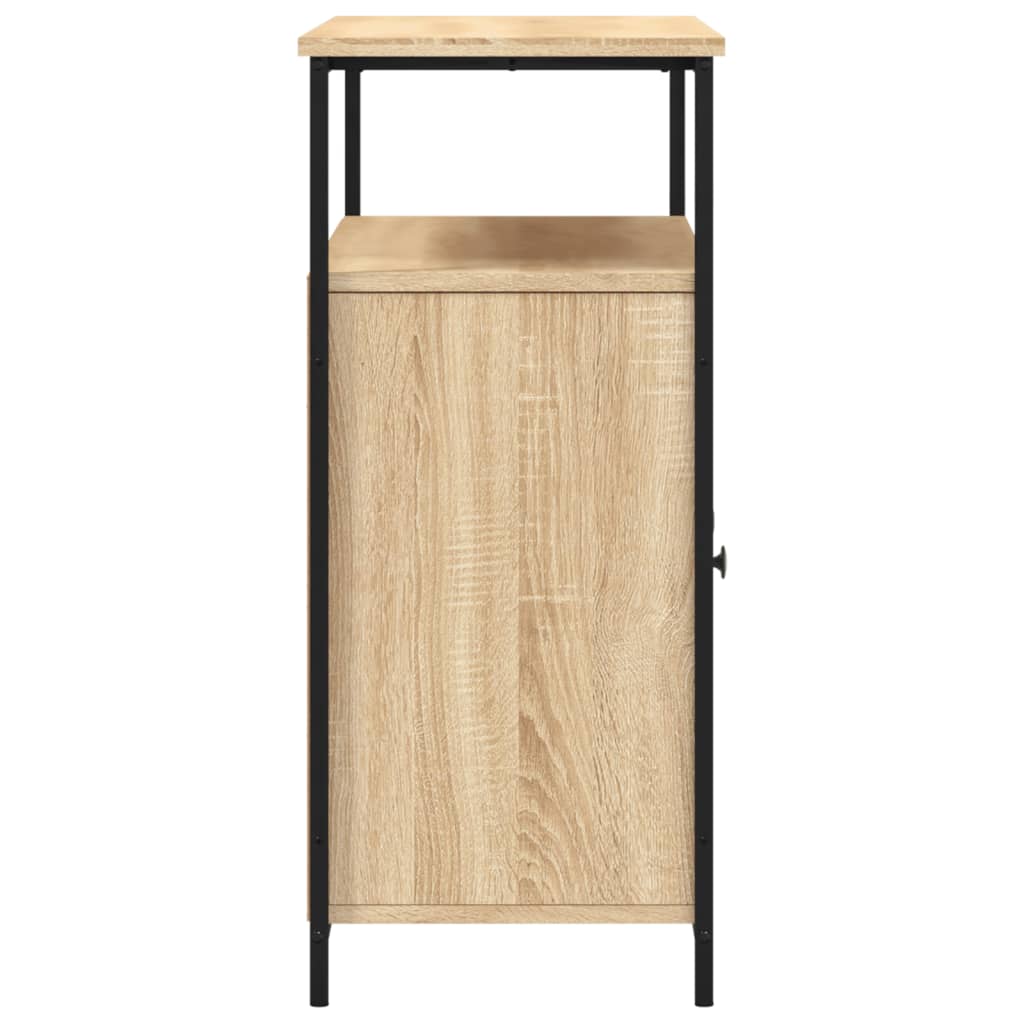 vidaXL Szafka, dąb sonoma, 100x35x80 cm, materiał drewnopochodny