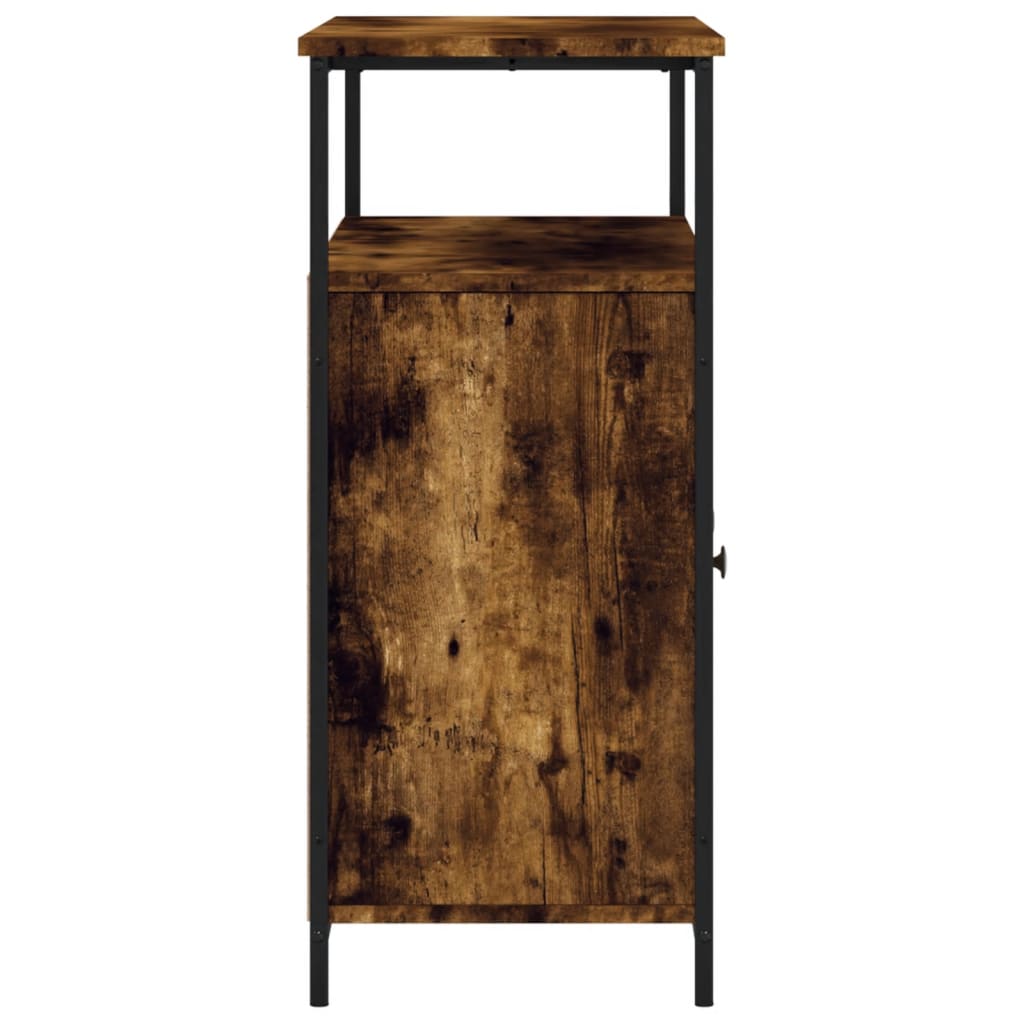 vidaXL Szafka, przydymiony dąb, 100x35x80 cm, materiał drewnopochodny