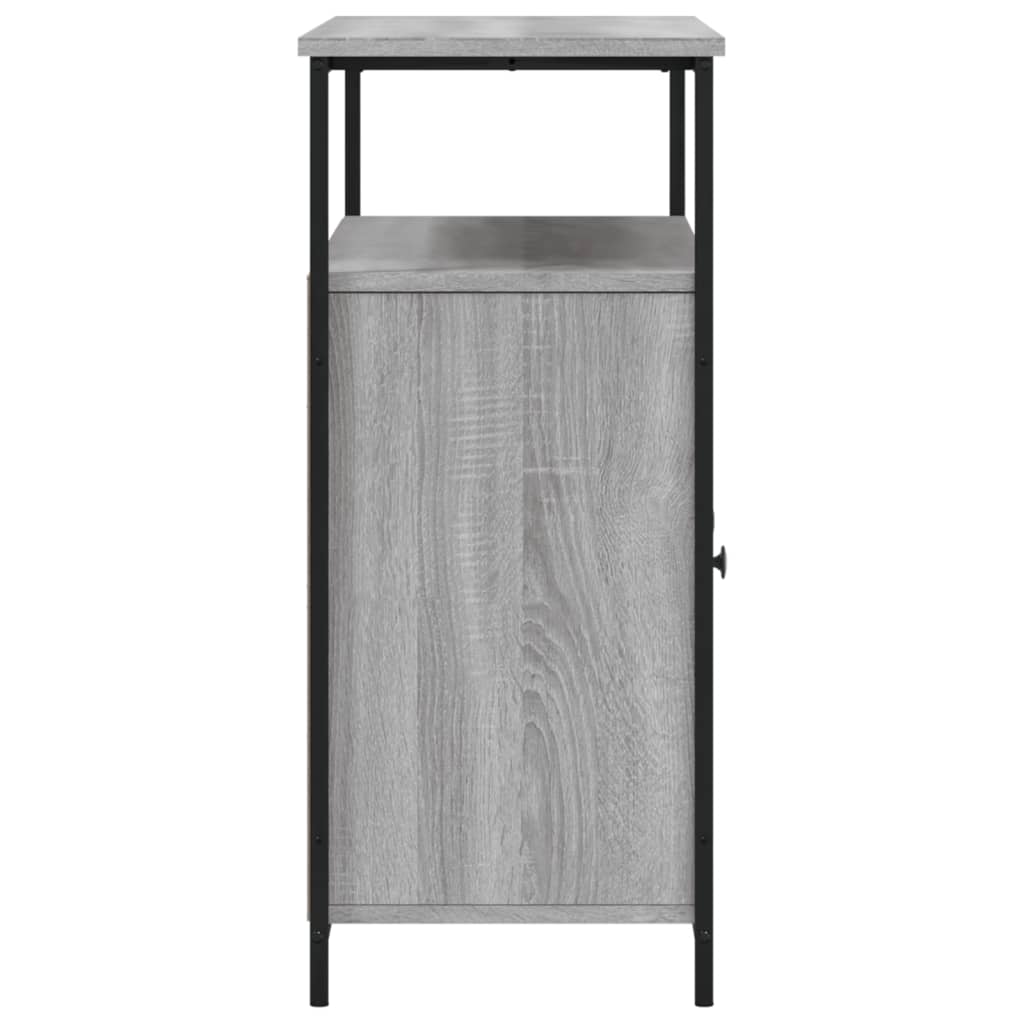 vidaXL Szafka, szary dąb sonoma, 100x35x80 cm, materiał drewnopochodny