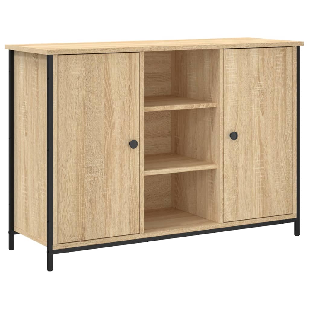 vidaXL Szafka, dąb sonoma, 100x35x70 cm, materiał drewnopochodny