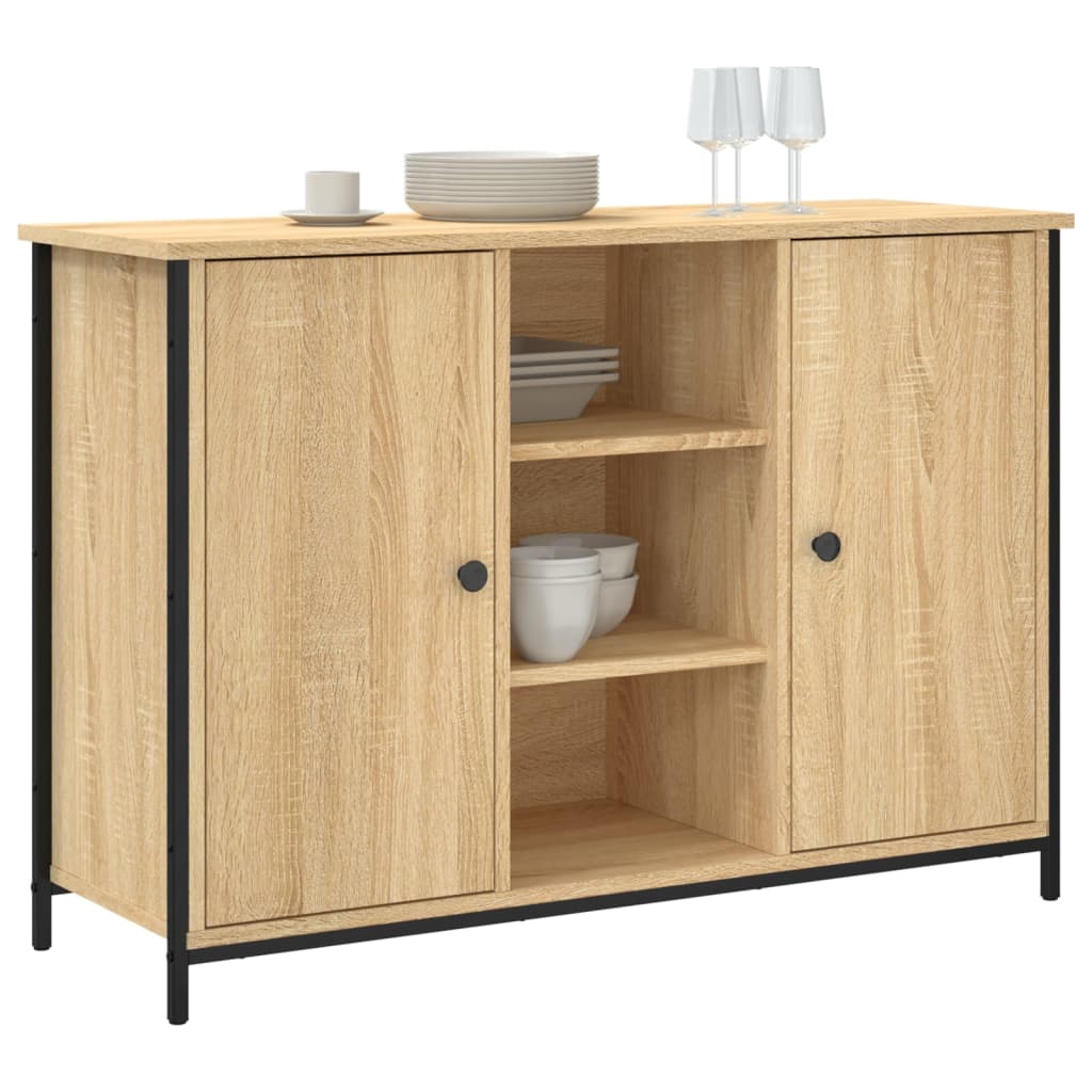 vidaXL Szafka, dąb sonoma, 100x35x70 cm, materiał drewnopochodny