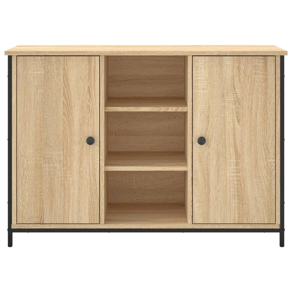 vidaXL Szafka, dąb sonoma, 100x35x70 cm, materiał drewnopochodny