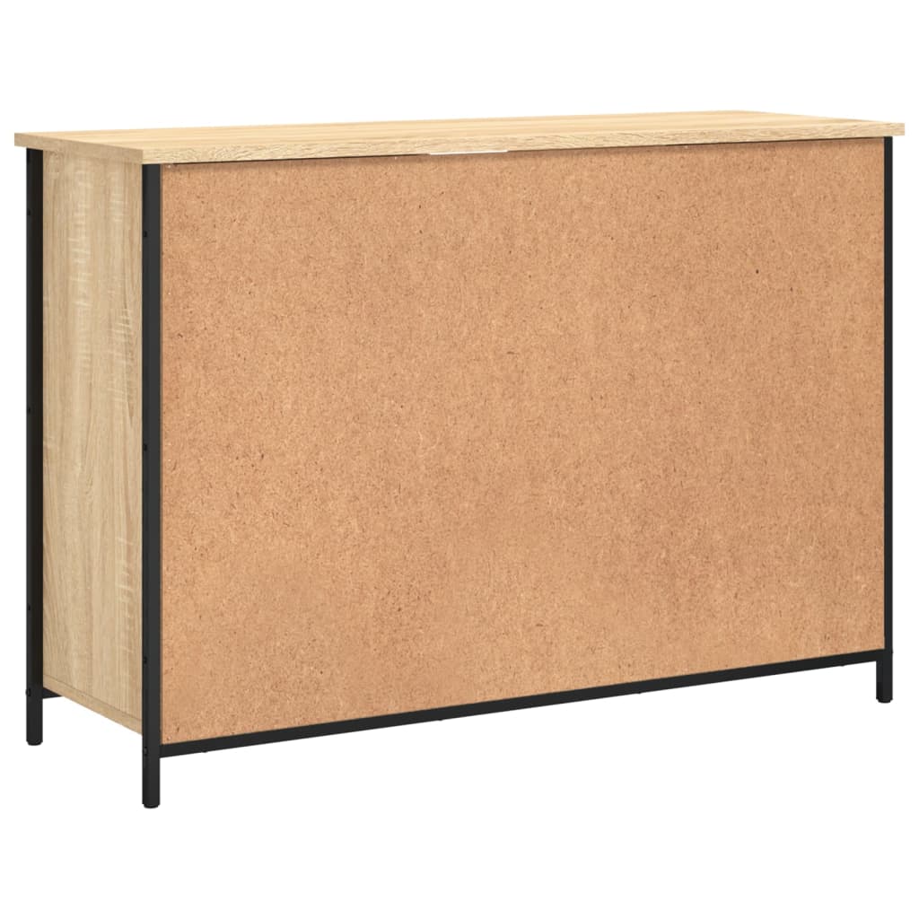 vidaXL Szafka, dąb sonoma, 100x35x70 cm, materiał drewnopochodny