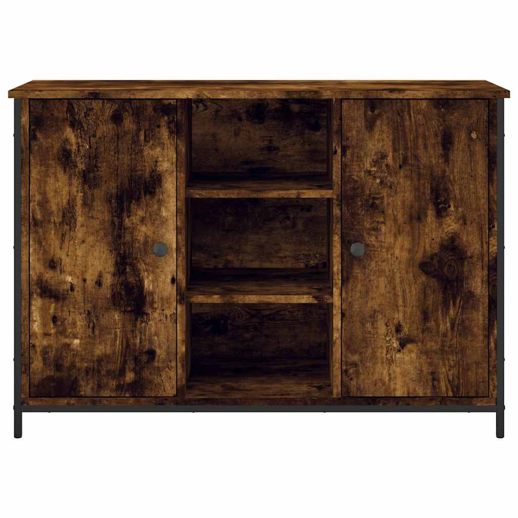 vidaXL Szafka, przydymiony dąb, 100x35x70 cm, materiał drewnopochodny