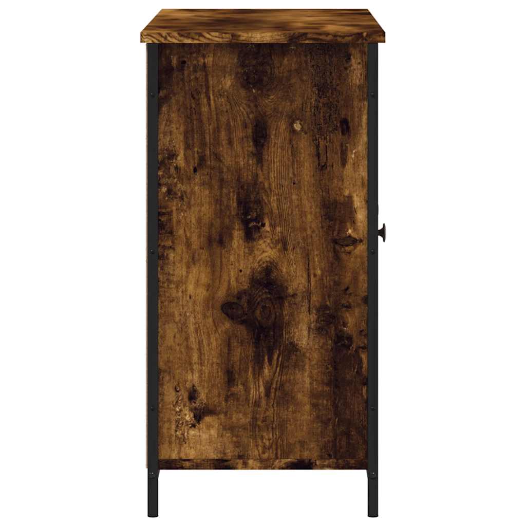 vidaXL Szafka, przydymiony dąb, 100x35x70 cm, materiał drewnopochodny