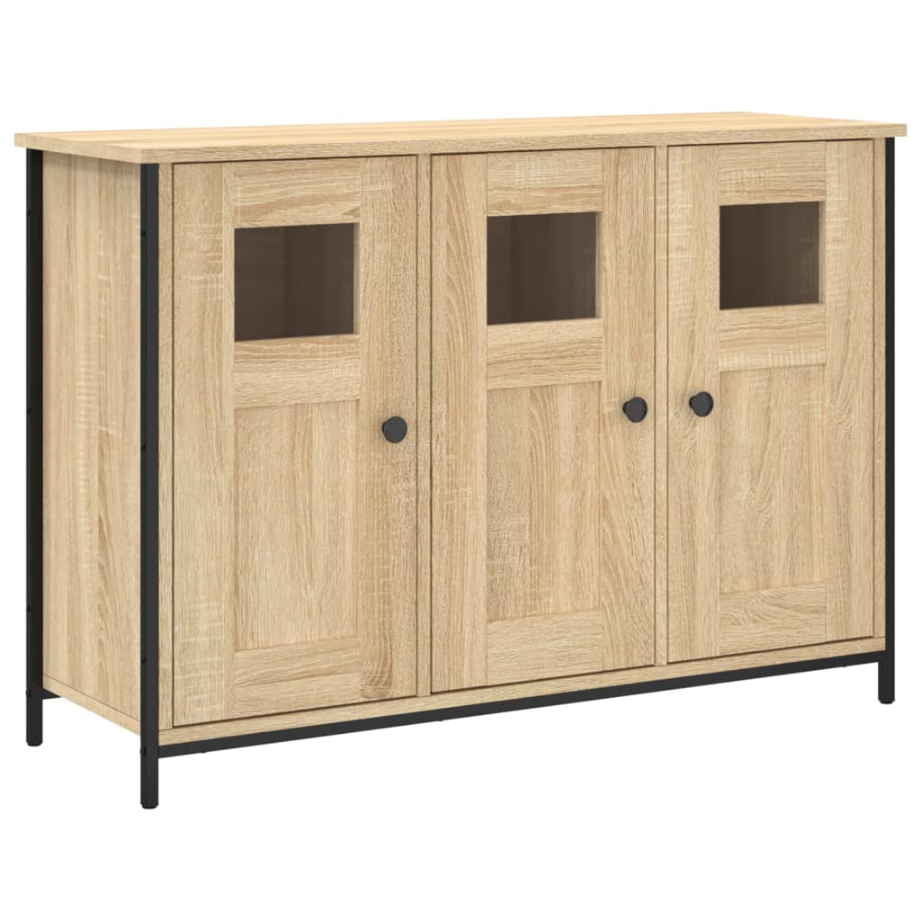 vidaXL Szafka, dąb sonoma, 100x35x70 cm, materiał drewnopochodny