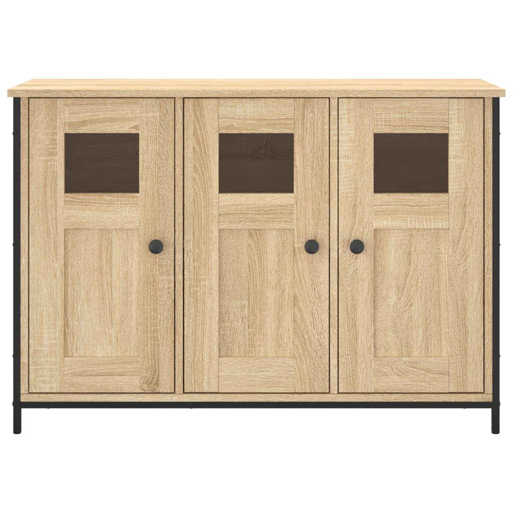 vidaXL Szafka, dąb sonoma, 100x35x70 cm, materiał drewnopochodny