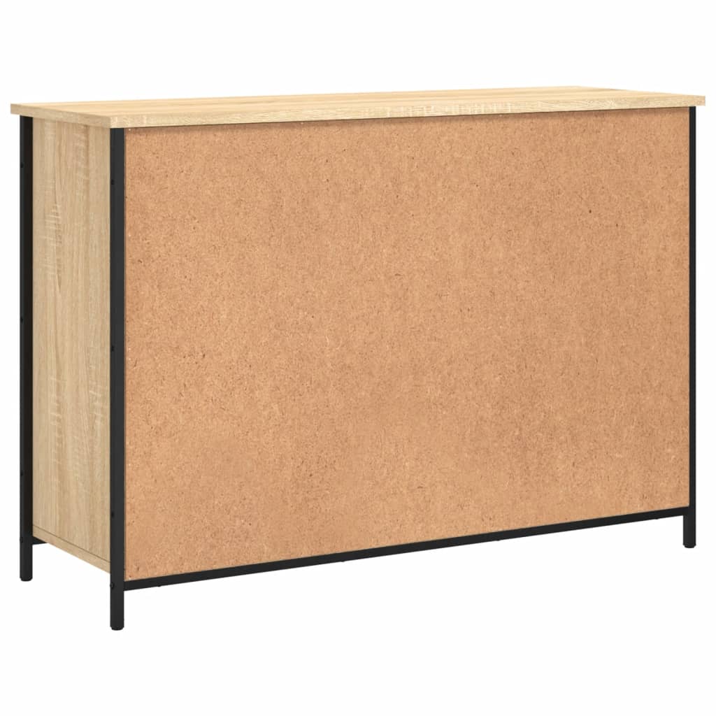 vidaXL Szafka, dąb sonoma, 100x35x70 cm, materiał drewnopochodny