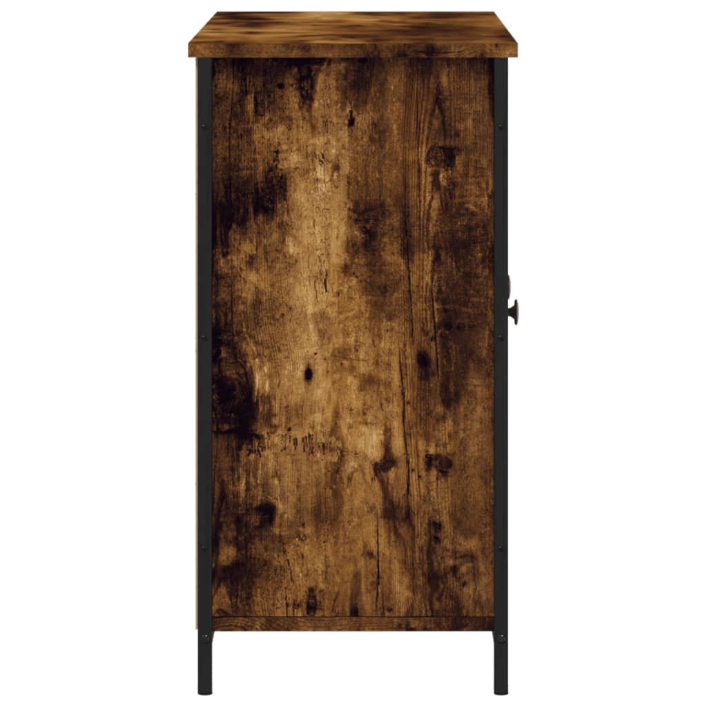 vidaXL Szafka, przydymiony dąb, 100x35x70 cm, materiał drewnopochodny