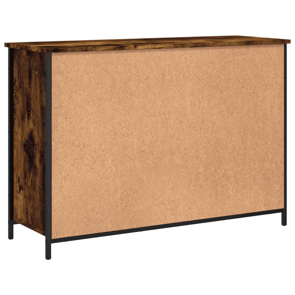 vidaXL Szafka, przydymiony dąb, 100x35x70 cm, materiał drewnopochodny
