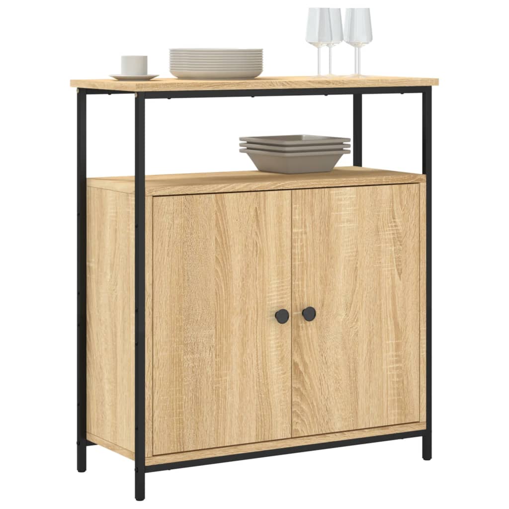 vidaXL Komoda Sonoma Oak 70x30x80 cm Drewno konstrukcyjne