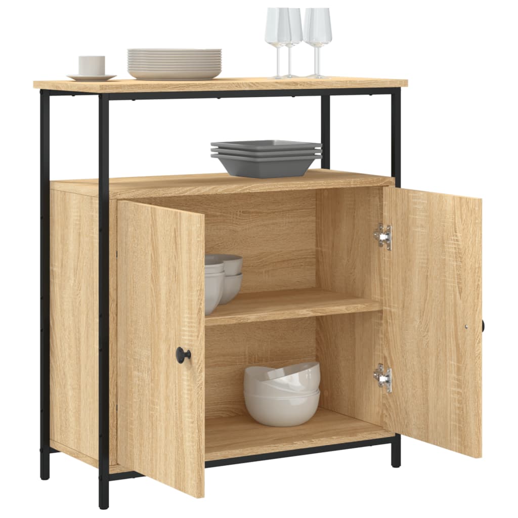 vidaXL Komoda Sonoma Oak 70x30x80 cm Drewno konstrukcyjne