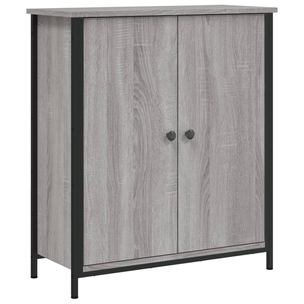 vidaXL Szafka, szary dąb sonoma, 70x30x80 cm, materiał drewnopochodny