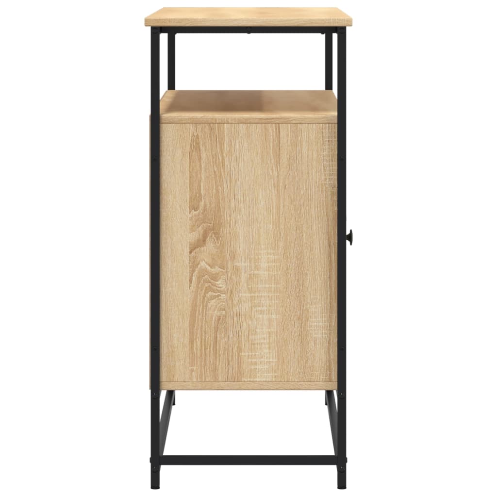 vidaXL Komoda, dąb sonoma, 100x35x80 cm, materiał drewnopochodny