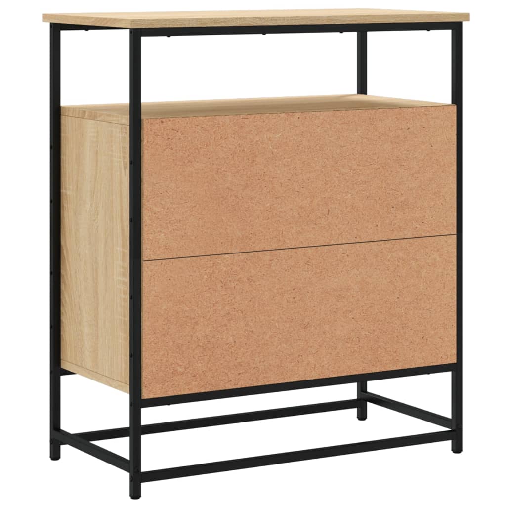 vidaXL Komoda Sonoma Oak 69x35x80 cm Drewno konstrukcyjne